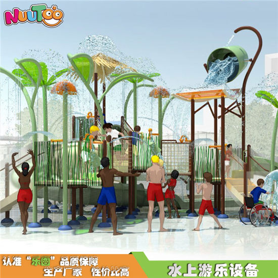 水上游樂設(shè)備噴水組合滑梯