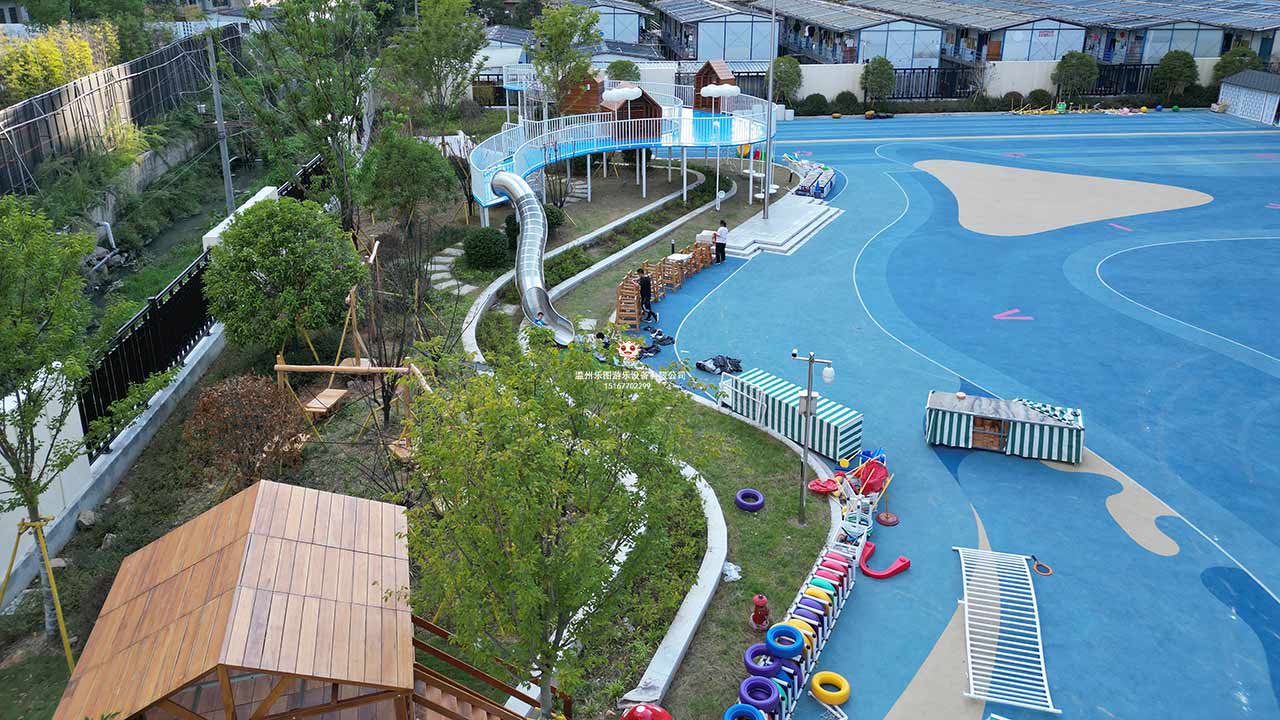 戶(hù)外無(wú)動(dòng)力游樂(lè)設(shè)備∣永嘉南城街道中心幼兒園項(xiàng)目完成